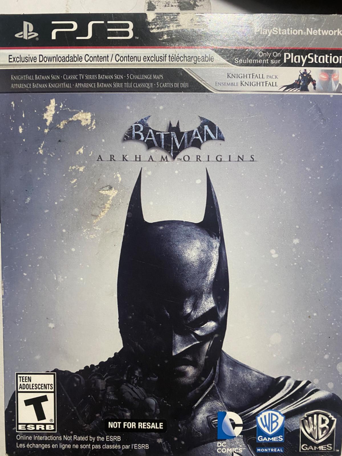 Batman: Arkham Origins [Not For Resale] - PlayStation 3