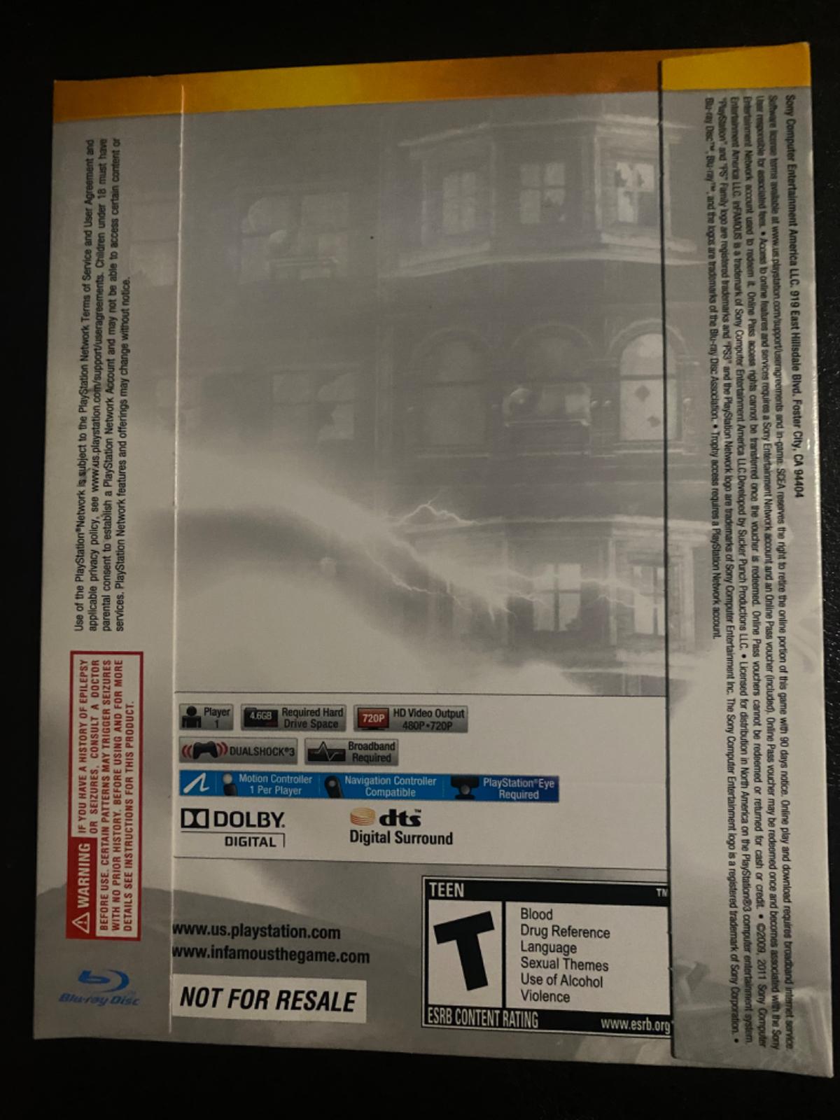 inFamous Collection [Not For Resale] - PlayStation 3