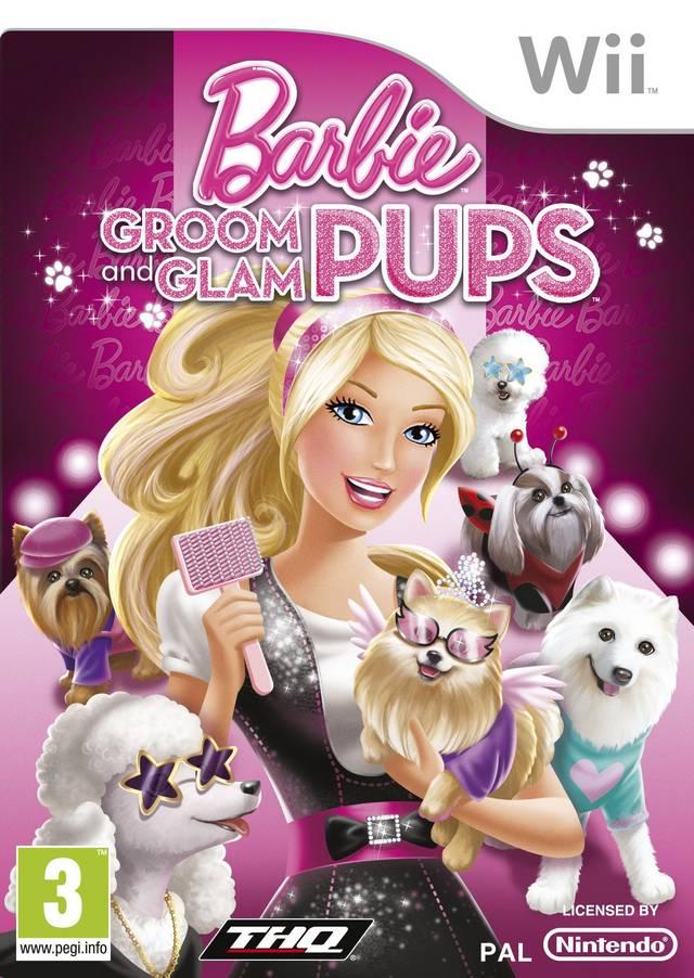 Barbie: Groom and Glam Pups - PAL Wii [Import]