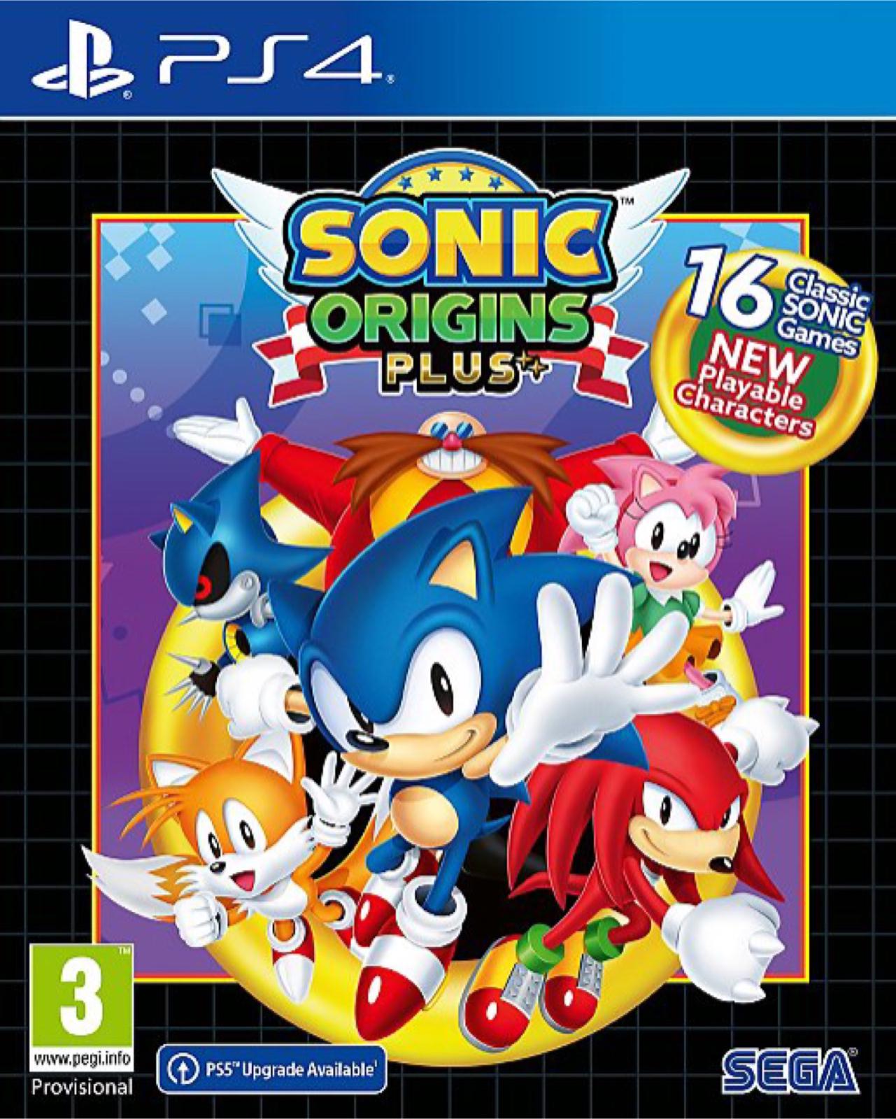 Sonic Origins Plus - PAL Playstation 4 [Import]