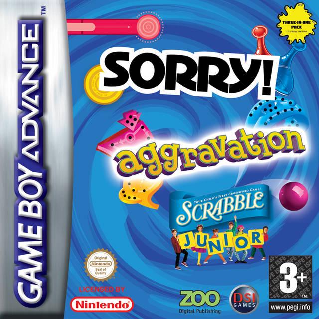 Sorry & Aggravation & Scrabble Junior - PAL Game Boy Advance [Import]