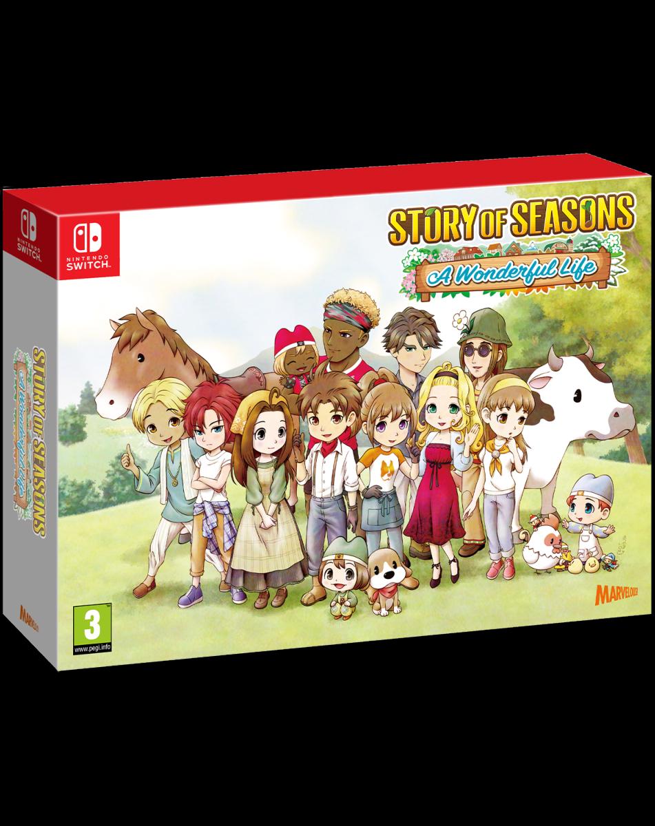 Story Of Seasons: A Wonderful Life [Limited Edition] - PAL Nintendo Switch [Import]