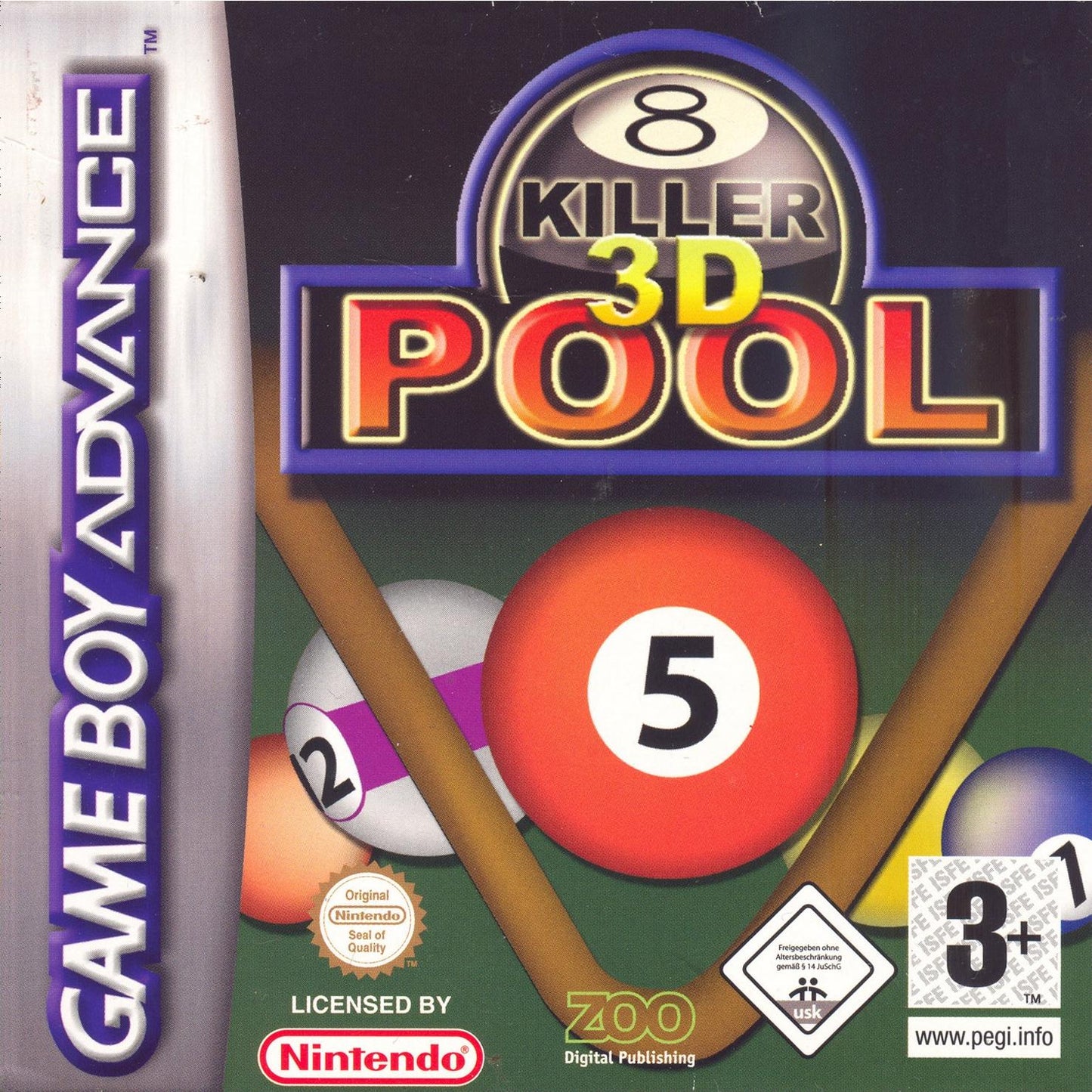 Killer 3D Pool - PAL Game Boy Advance [Import]