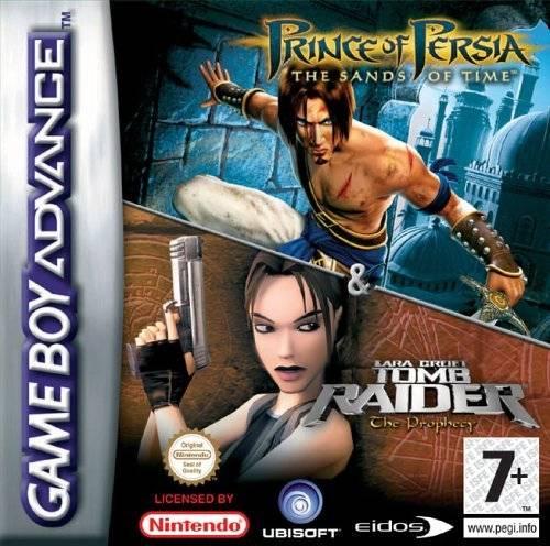 Prince of Persia Sands of Time & Tomb Raider Prophecy - PAL Game Boy Advance [Import]