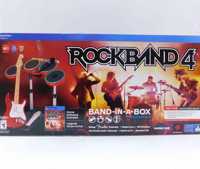 Rock Band 4 [RED Band In-A-Box Bundle] - PlayStation 4