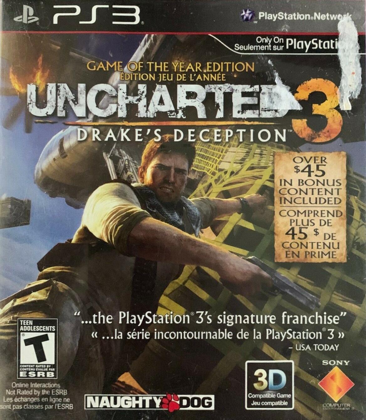 Uncharted 3 [Not For Resale] - PlayStation 3