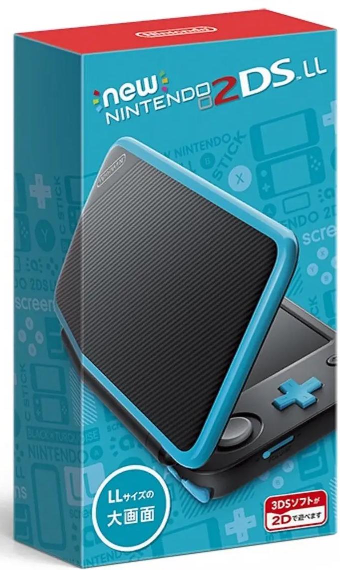 New Nintendo 2DS LL Black + Turquoise - JP Console [Import]