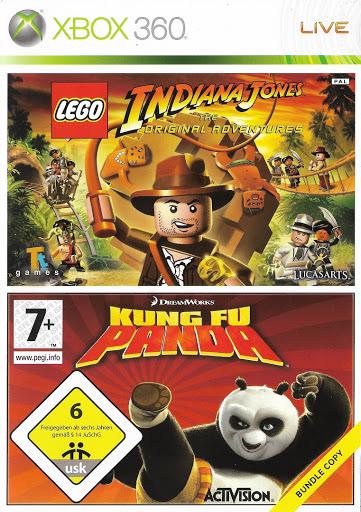 LEGO Indiana Jones: The Original Adventures & Kung Fu Panda Bundle - PAL Xbox 360 [Import]