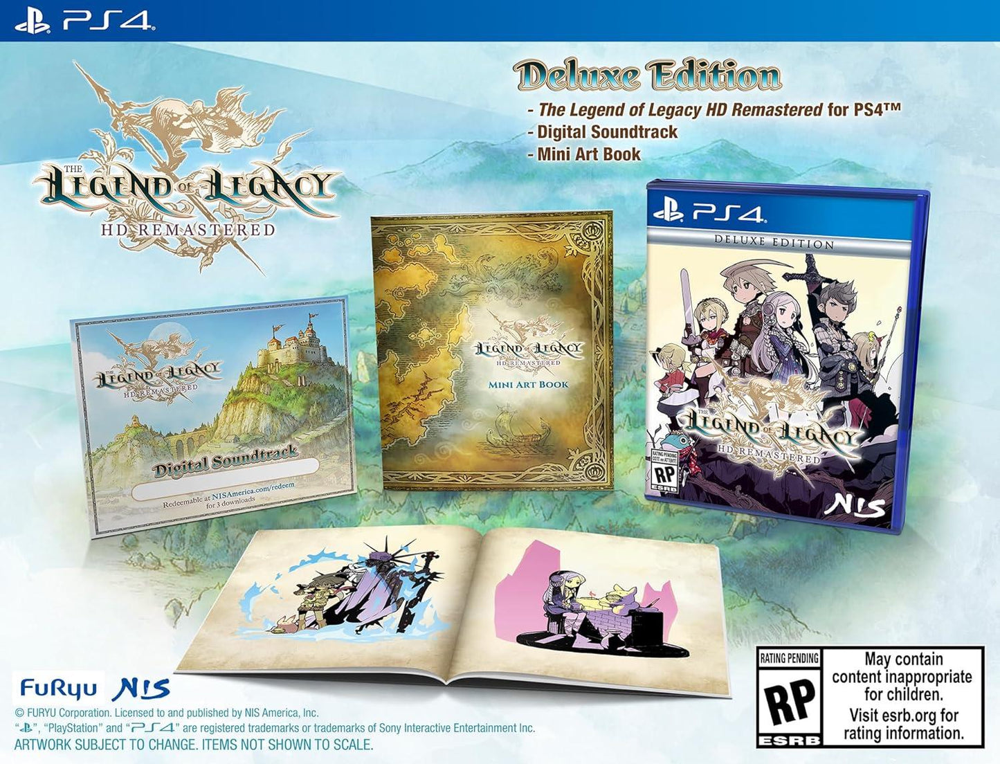 Legend of Legacy HD Remastered [Deluxe Edition] - PlayStation 4