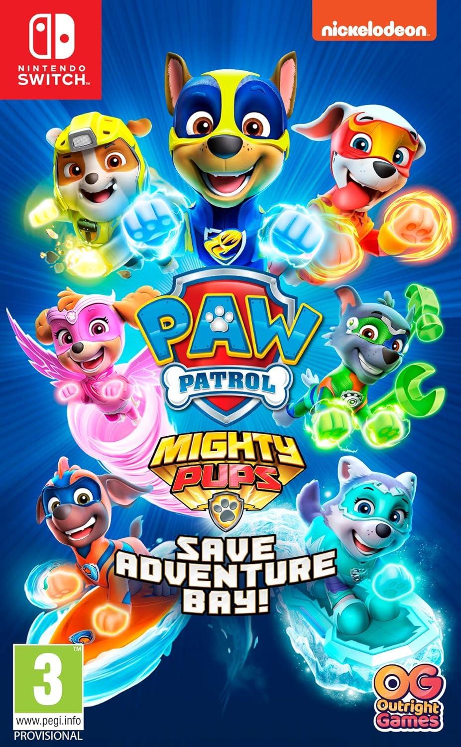 Paw Patrol: Mighty Pups Save Adventure Bay - PAL Nintendo Switch [Import]