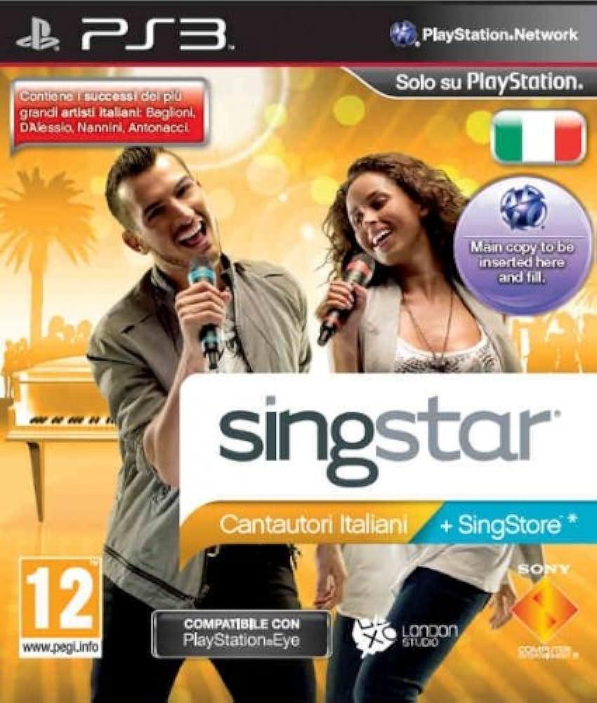 Singstar Cantautori Italiani - PAL Playstation 3 [Import]