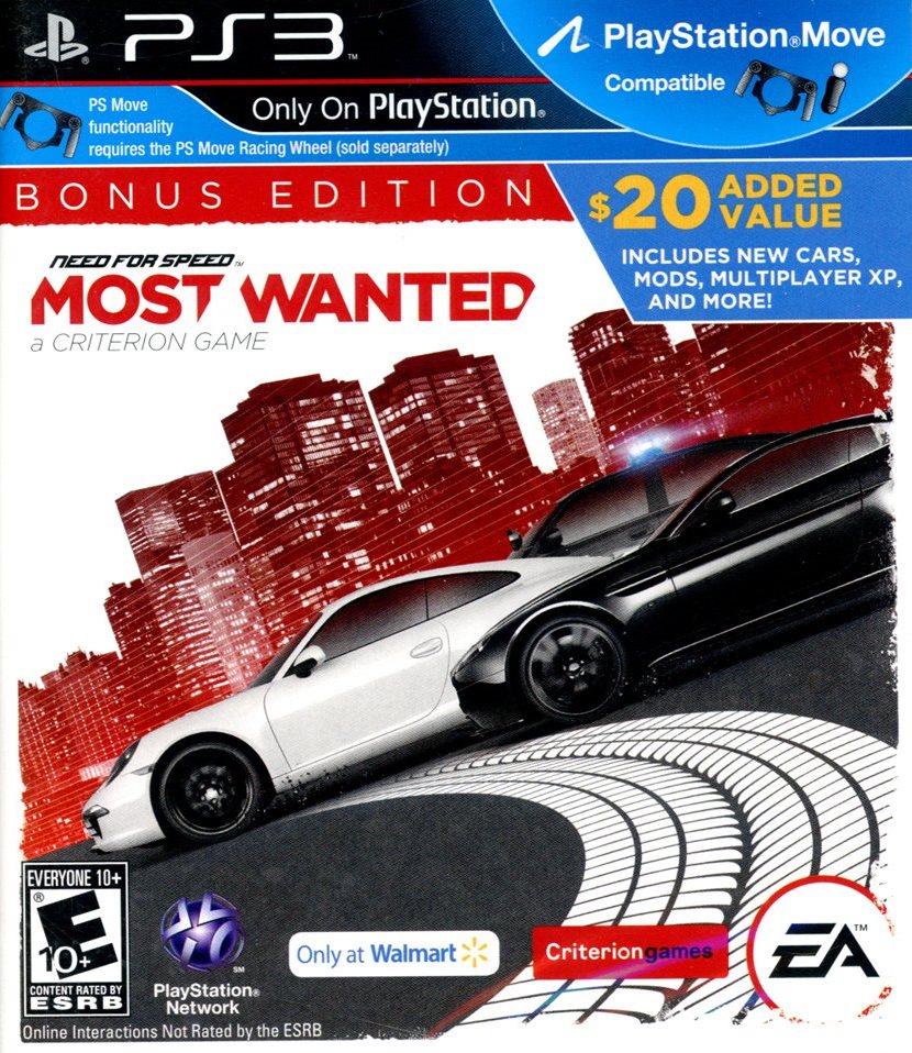 Need for Speed Most Wanted [Bonus Edition] - PlayStation 3