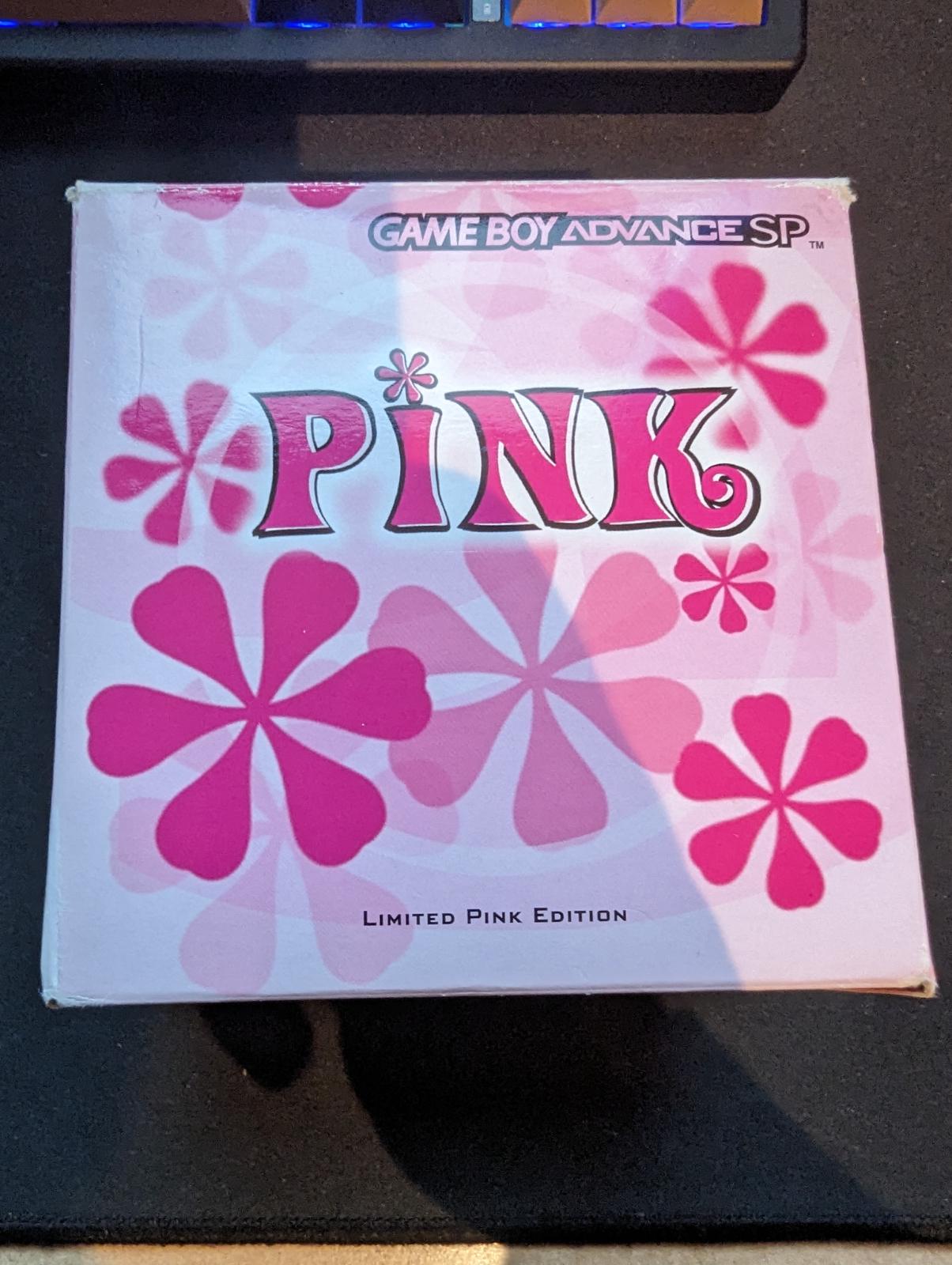 Nintendo Game Boy Advance SP Limited Pink Edition - PAL Console [Import]