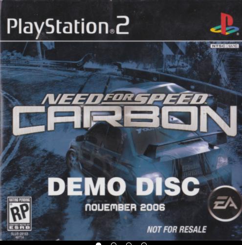 Need for Speed Carbon [Demo Disc] - PlayStation 2