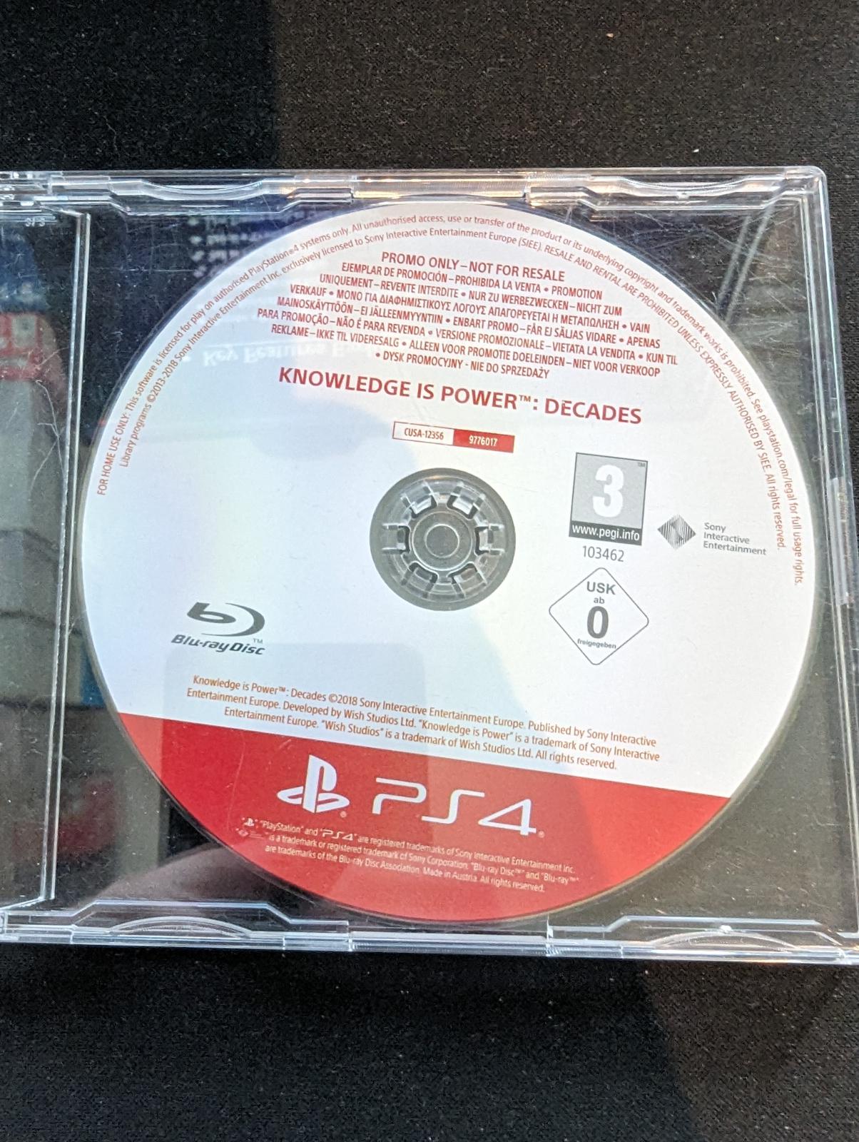 Knowledge is Power: Decades [Promo Not For Resale] - PAL Playstation 4 [Import]