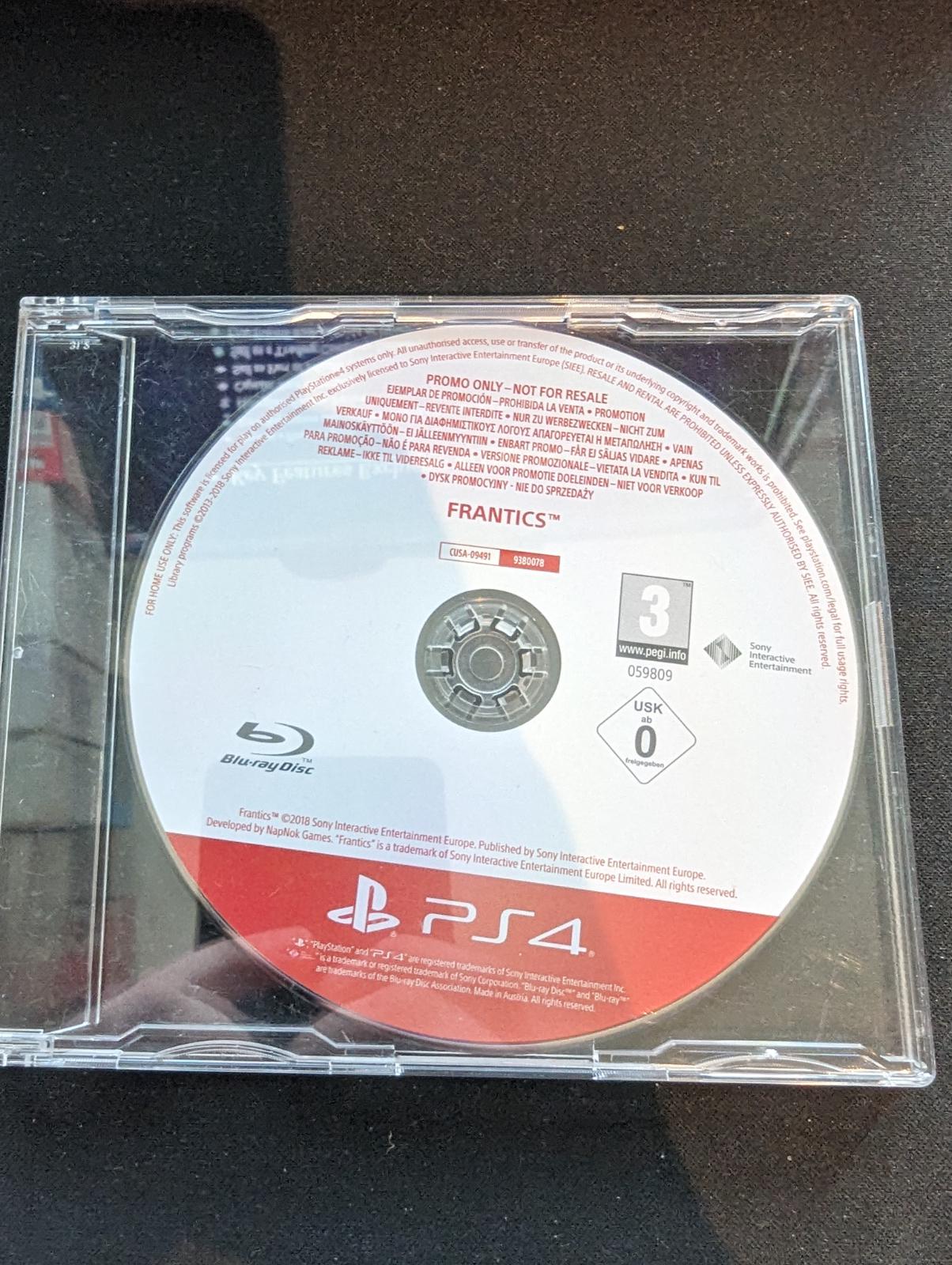 Frantics [Promo Not For Resale] - PAL Playstation 4 [Import]