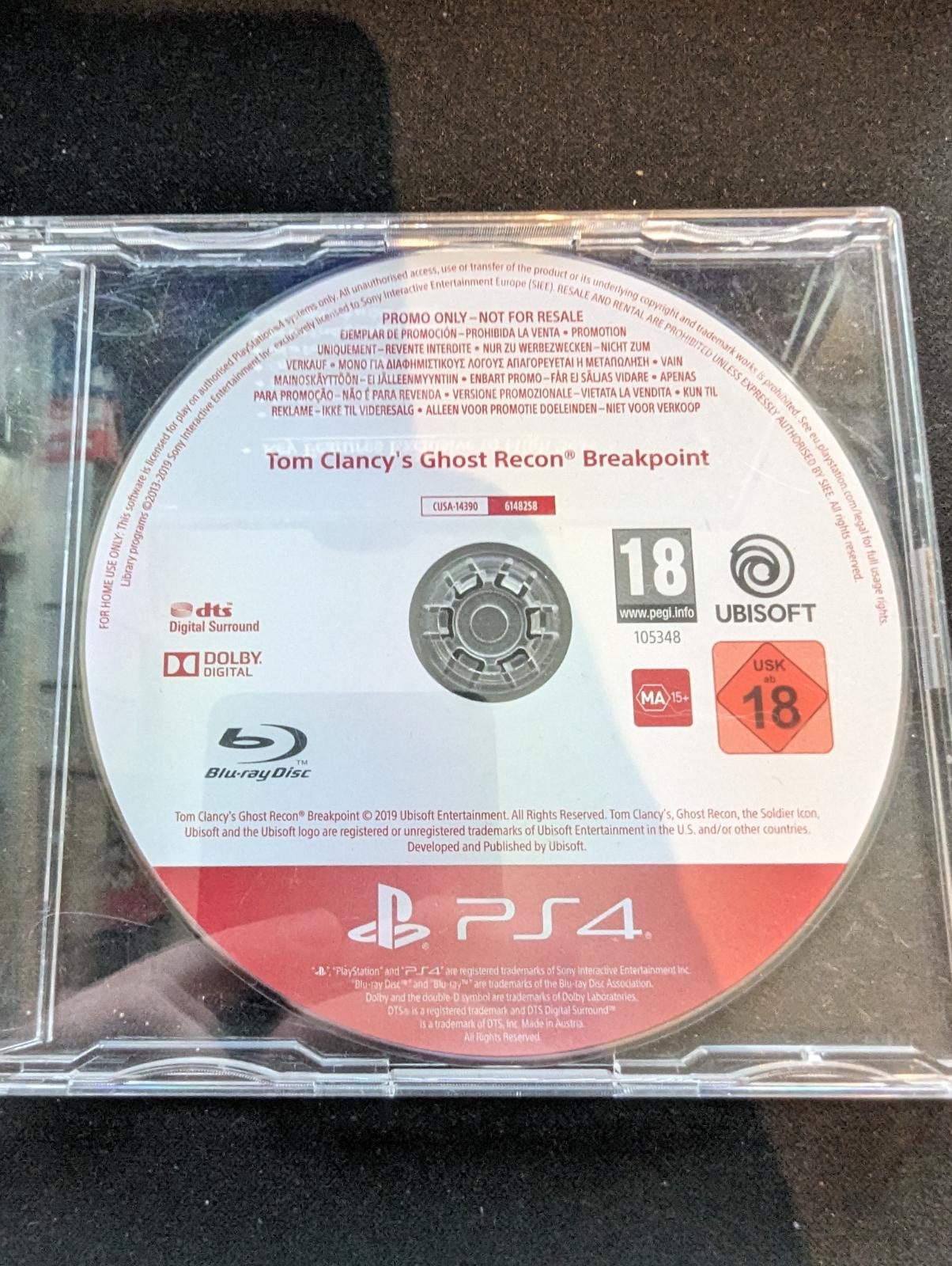 Ghost Recon Breakpoint [Promo Not For Resale] - PAL Playstation 4 [Import]