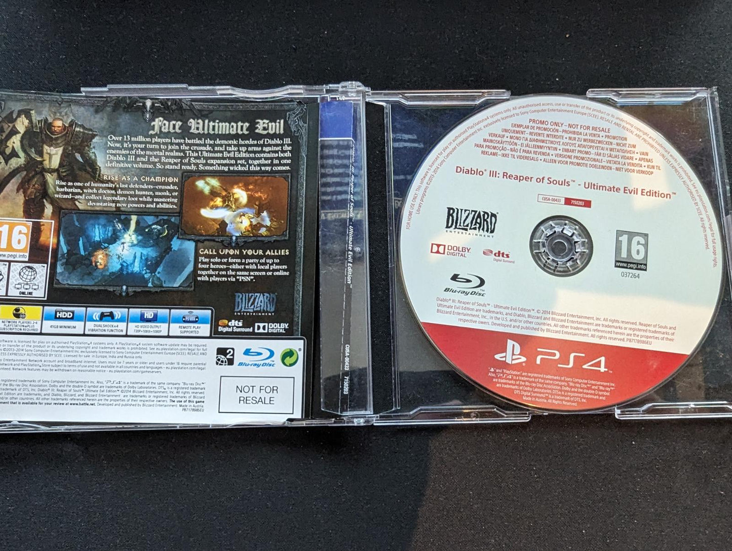Diablo III: Reaper of Souls - Ultimate Evil Edition [Promo Not For Resale] - PAL Playstation 4 [Import]