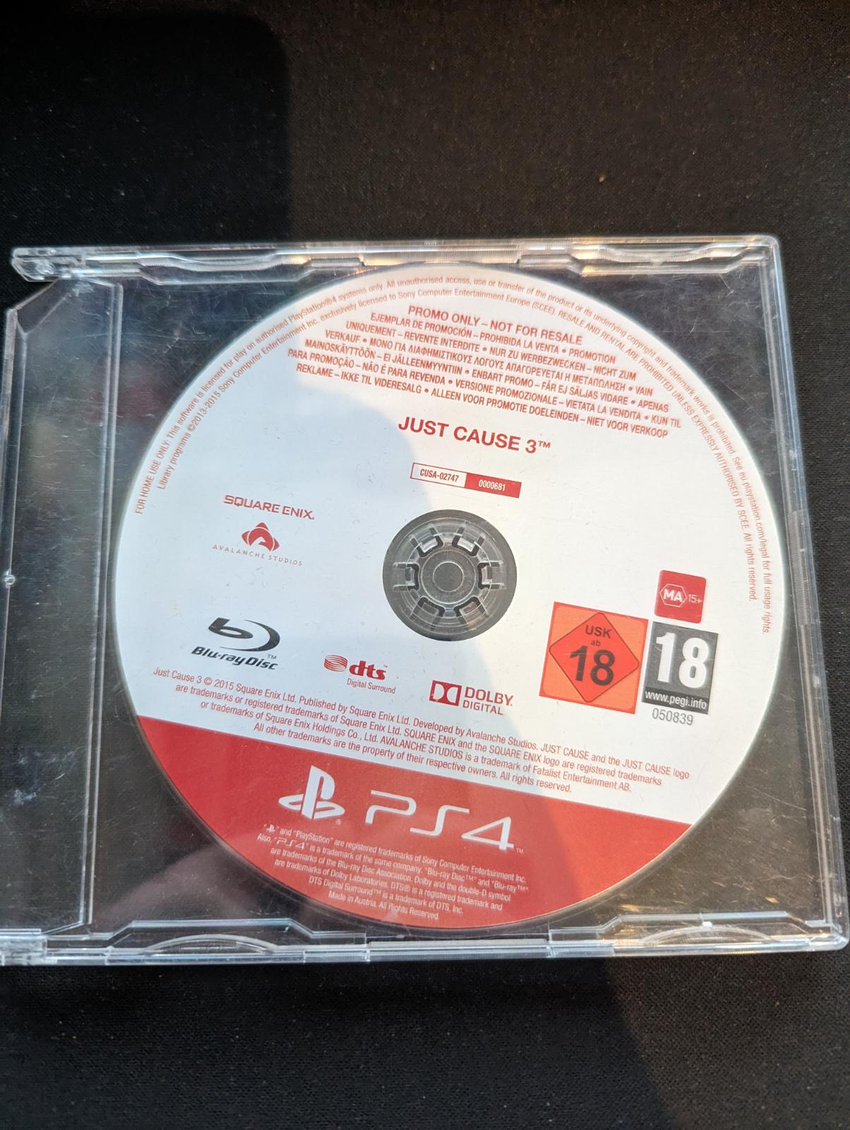 Just Cause 3 [Promo Not For Resale] - PAL Playstation 4 [Import]