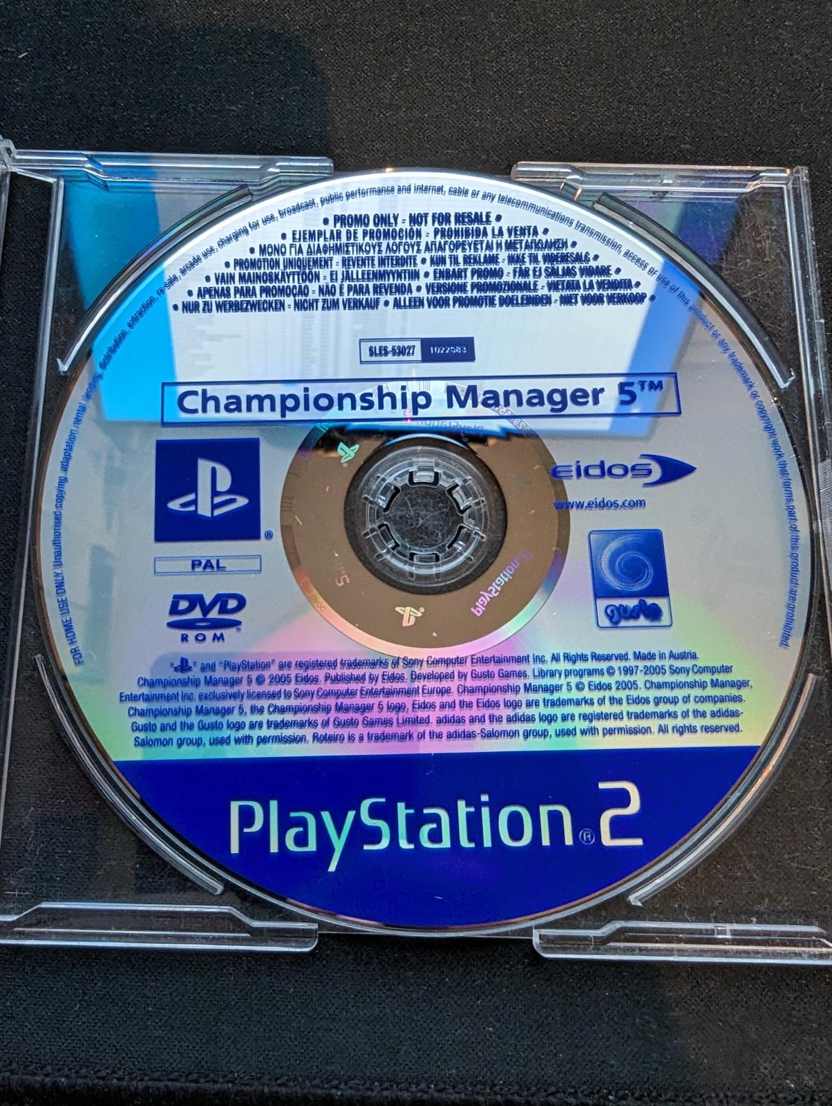 Championship Manager 5 [Promo Not For Resale] - PAL Playstation 2 [Import]