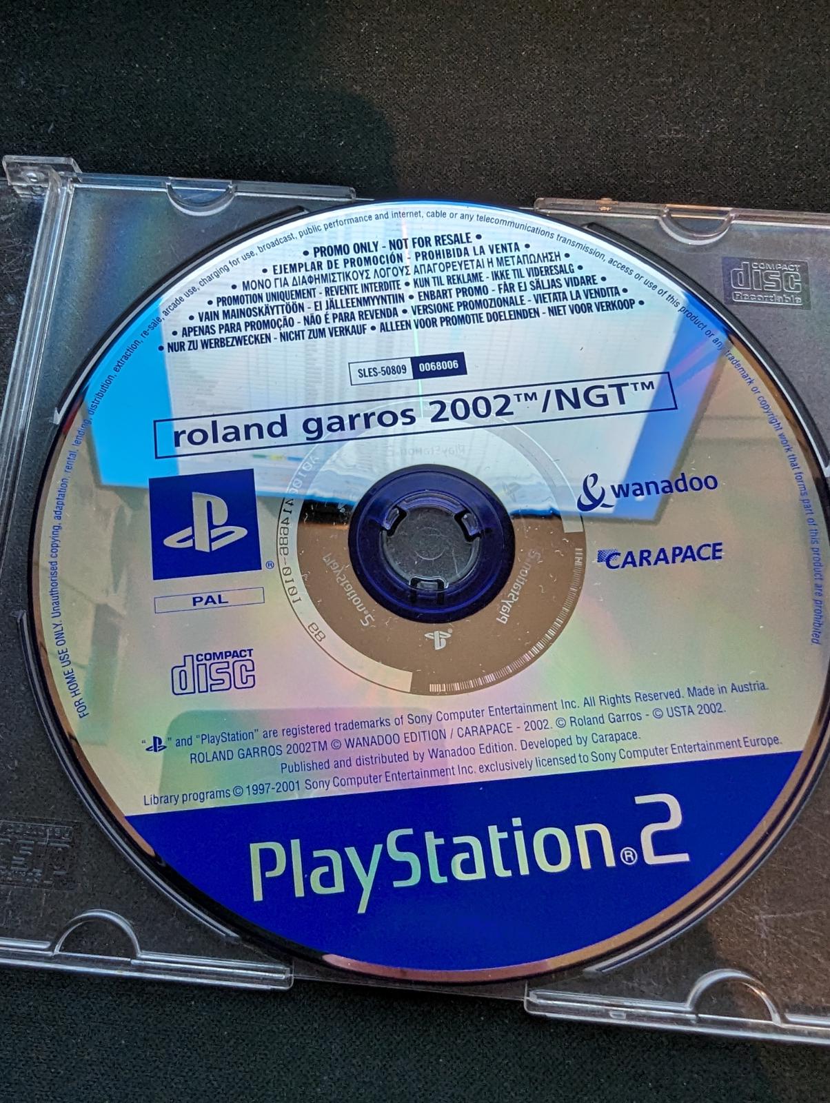 Roland Garros 2002 [Promo Not For Resale] - PAL Playstation 2 [Import]