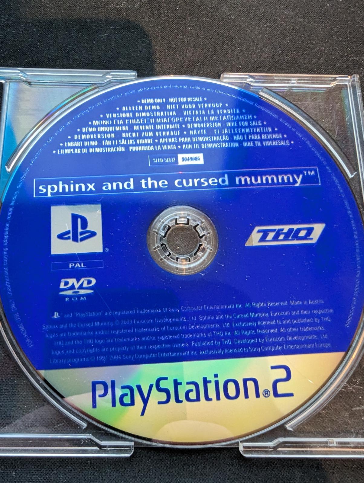 Sphinx and the Cursed Mummy [Promo Not For Resale] - PAL Playstation 2 [Import]