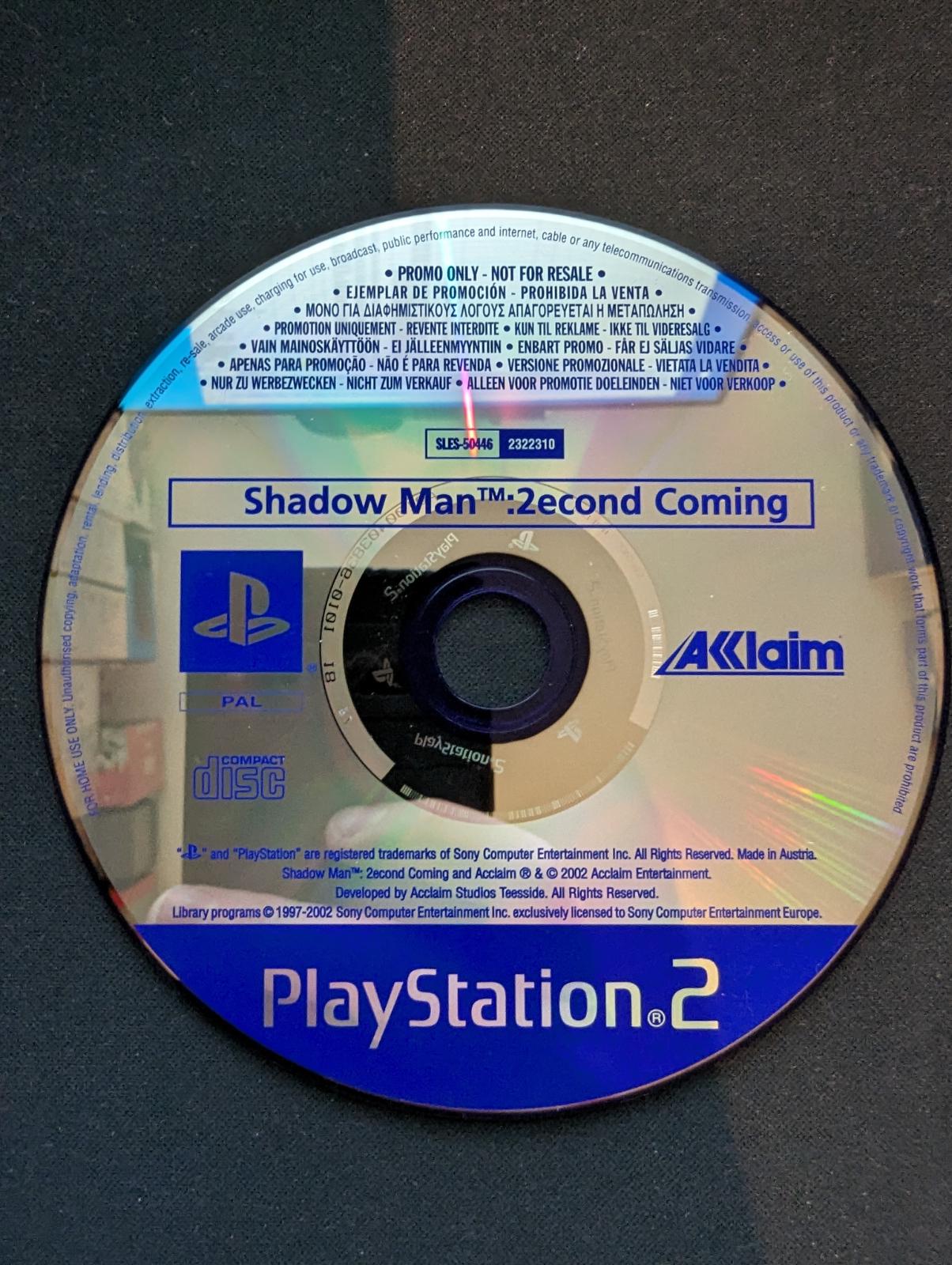 Shadow Man: 2econd Coming [Promo Not For Resale] - PAL Playstation 2 [Import]