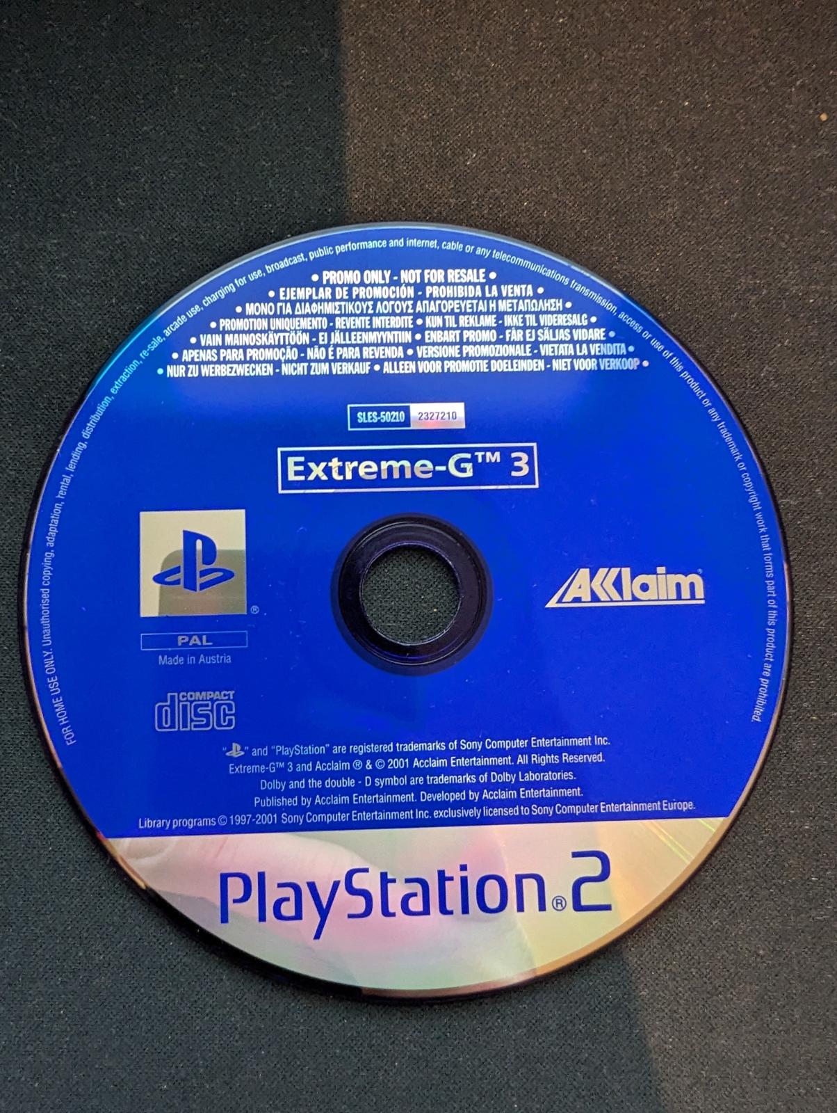Extreme-G 3 [Promo Not For Resale] - PAL Playstation 2 [Import]