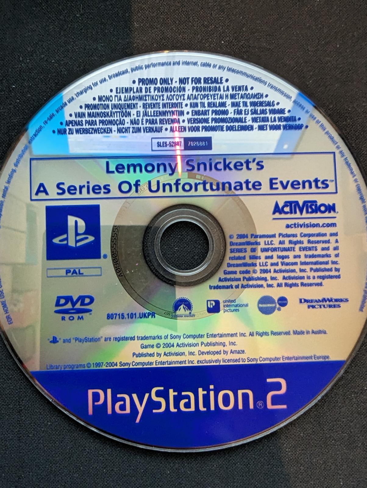 Lemony Snicket's A Series Of Unfortunate Events [Promo Not For Resale] - PAL Playstation 2 [Import]