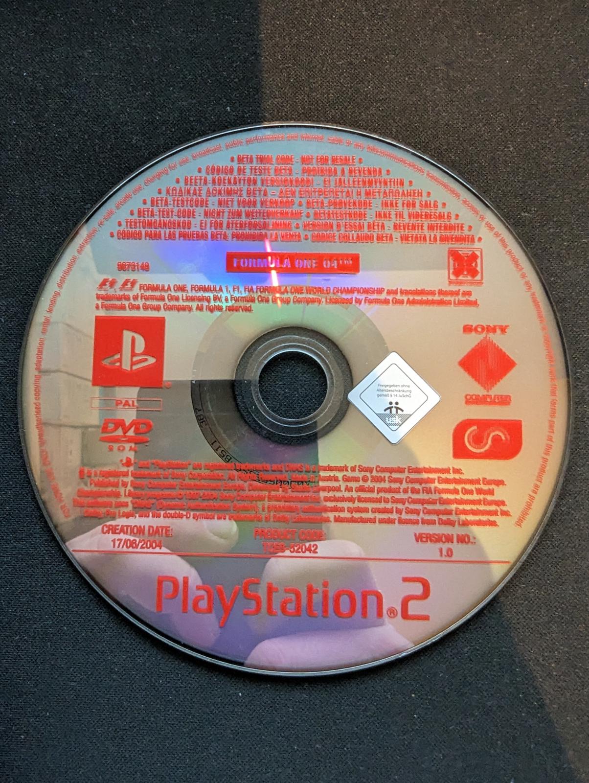 Formula One 2004 [Not For Resale] - PAL Playstation 2 [Import]
