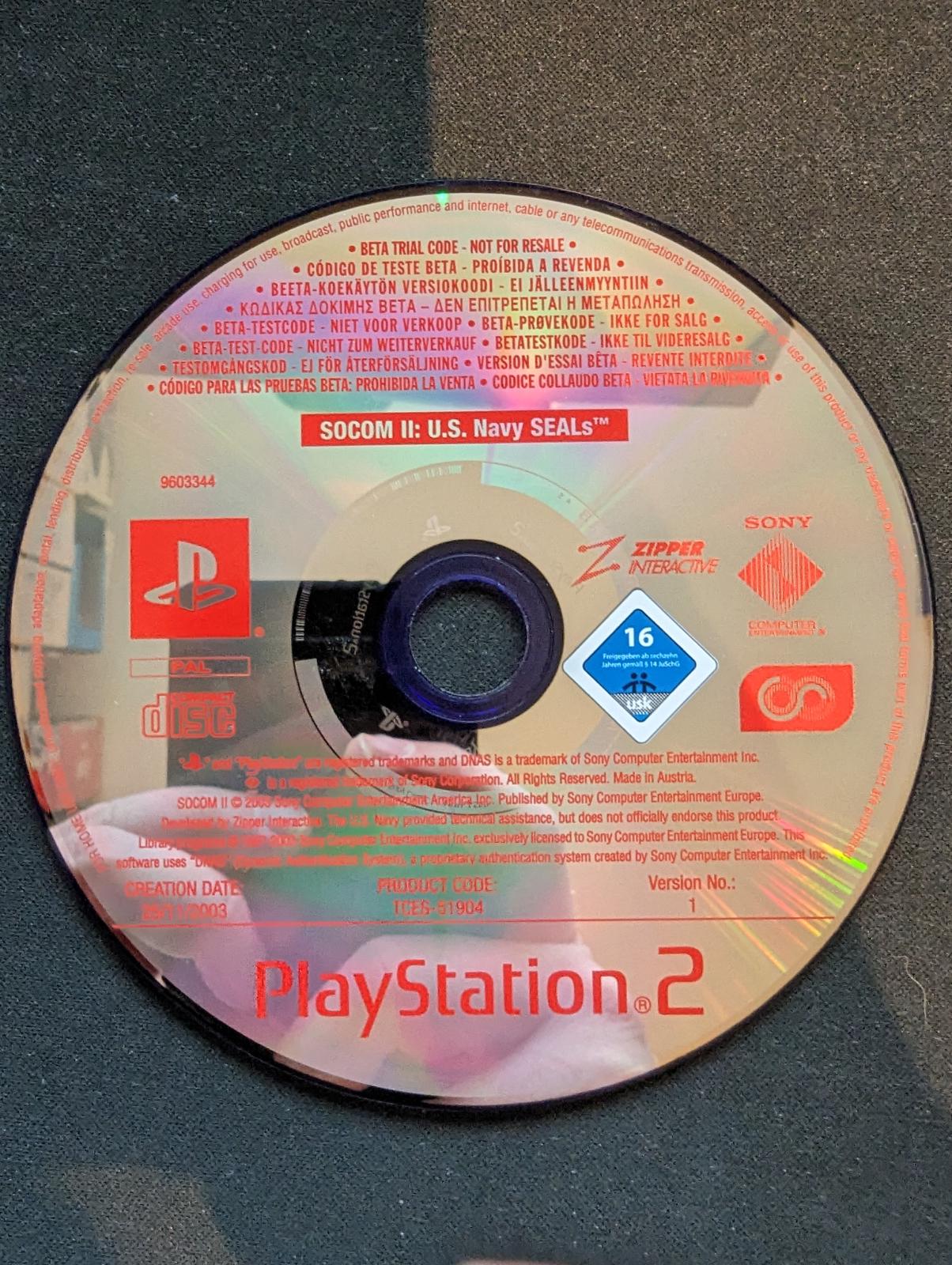 SOCOM II: U.S. Navy SEALs [Promo Not For Resale] - PAL Playstation 2 [Import]