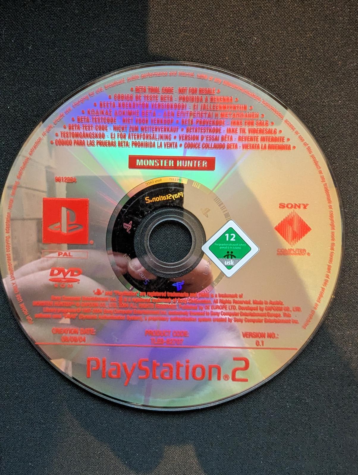Monster Hunter [Promo Not For Resale] - PAL Playstation 2 [Import]
