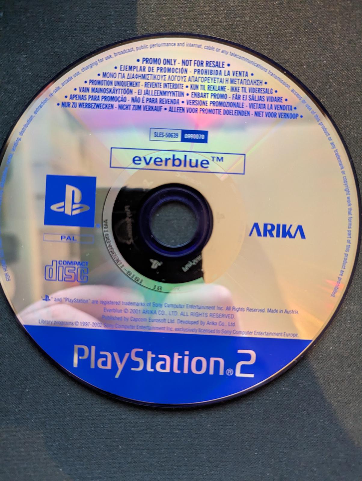 Everblue [Promo Not For Resale] - PAL Playstation 2 [Import]