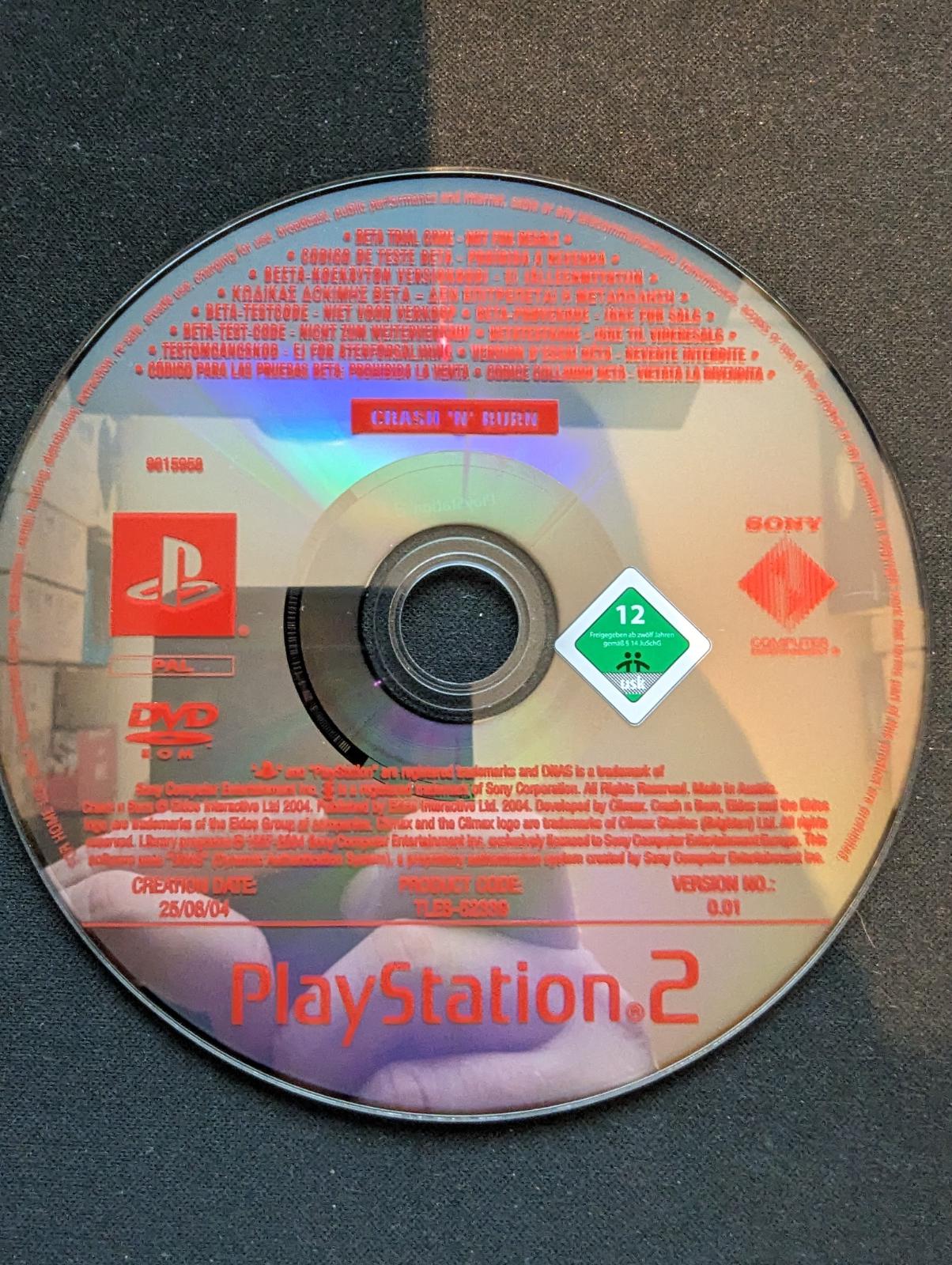 Crash 'N' Burn [Promo Not For Resale] - PAL Playstation 2 [Import]