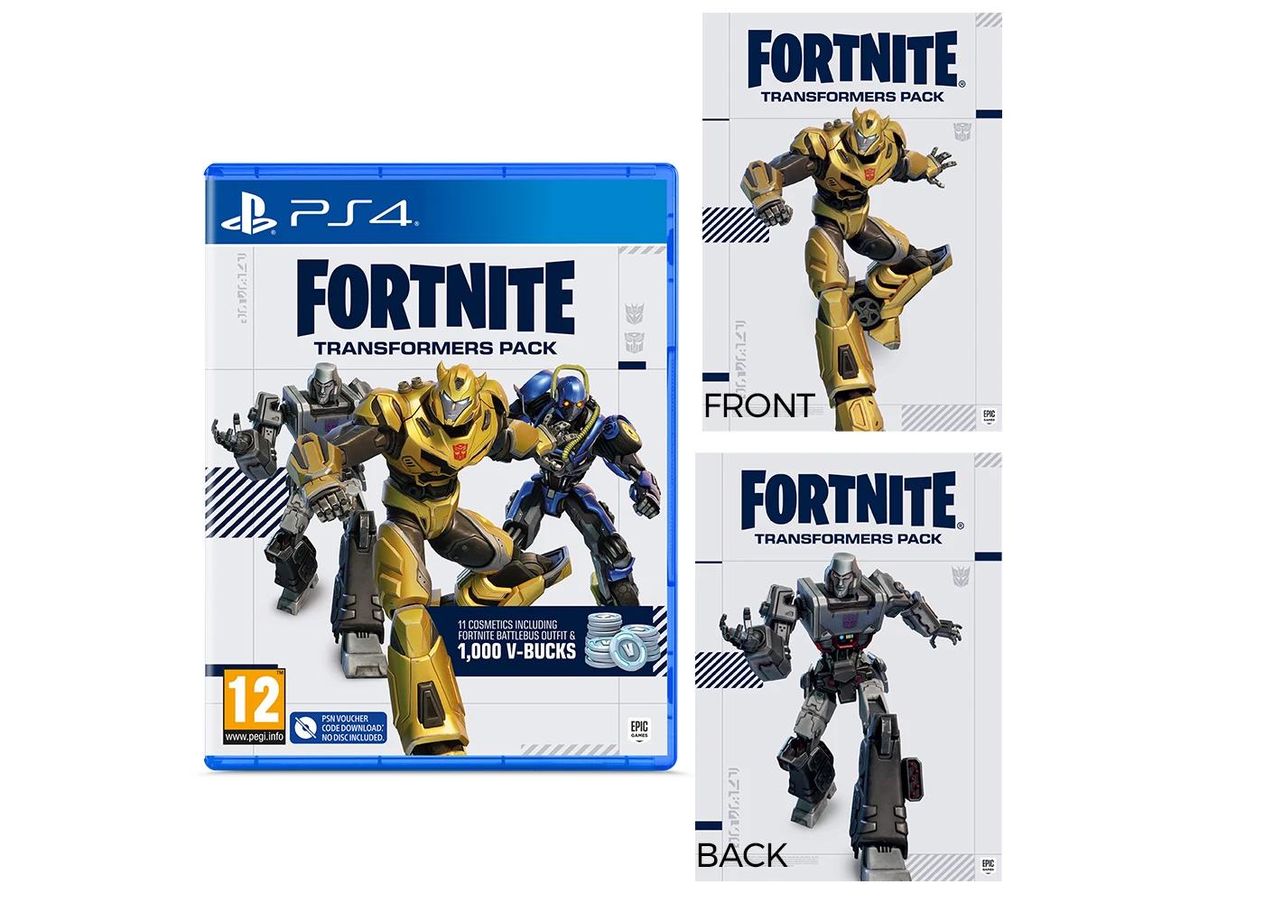 Fortnite: Transformers Pack - PAL Playstation 4 [Import]