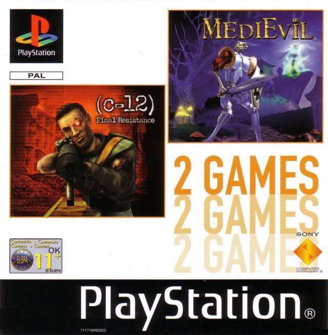 C-12: Final Resisitance & MediEvil - PAL Playstation [Import]
