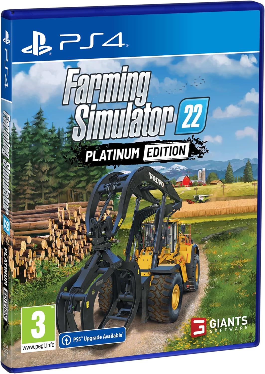 Farming Simulator 22 [Platinum Edition] - PAL Playstation 4 [Import]