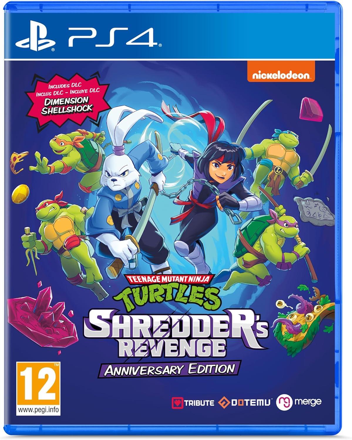Teenage Mutant Ninja Turtles: Shredders Revenge [Anniversary Edition] - PAL Playstation 4 [Import]