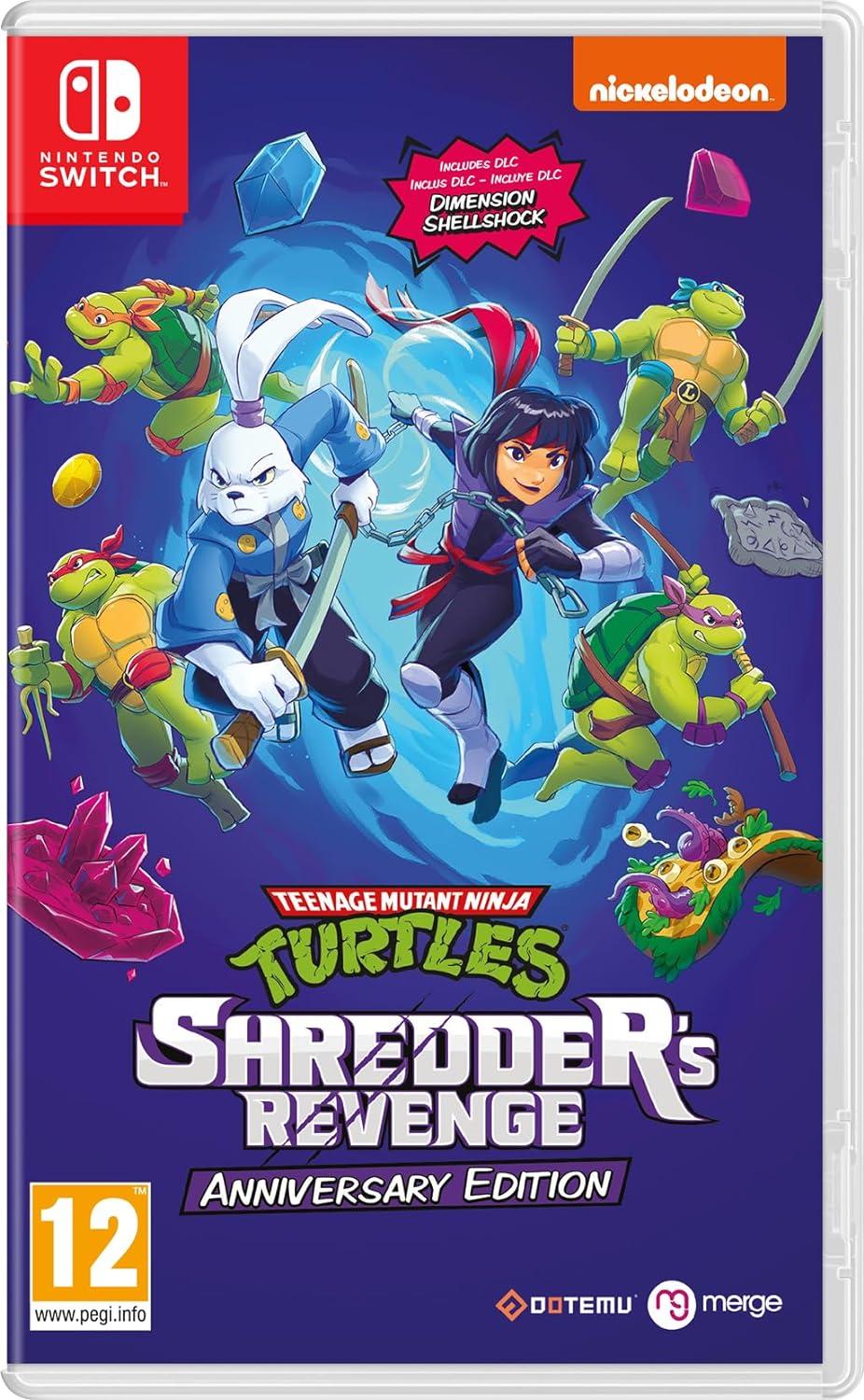 Teenage Mutant Ninja Turtles: Shredders Revenge [Anniversary Edition] - PAL Nintendo Switch [Import]