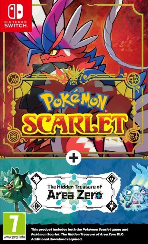 Pokemon Scarlet + The Hidden Treasure Of Area Zero - PAL Nintendo Switch [Import]
