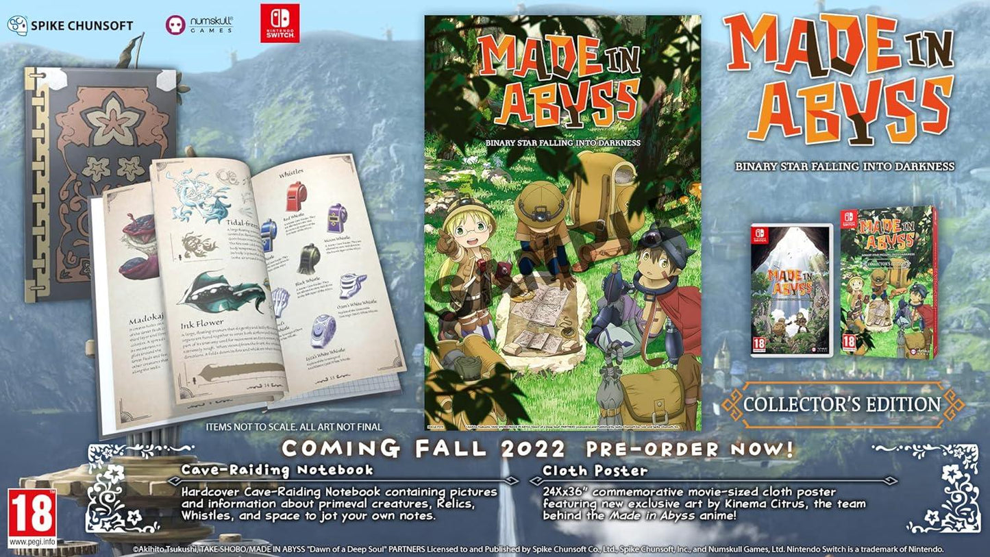 Made In Abyss: Binary Star Falling Into Darkness [Collector's Edition] - PAL Nintendo Switch [Import]