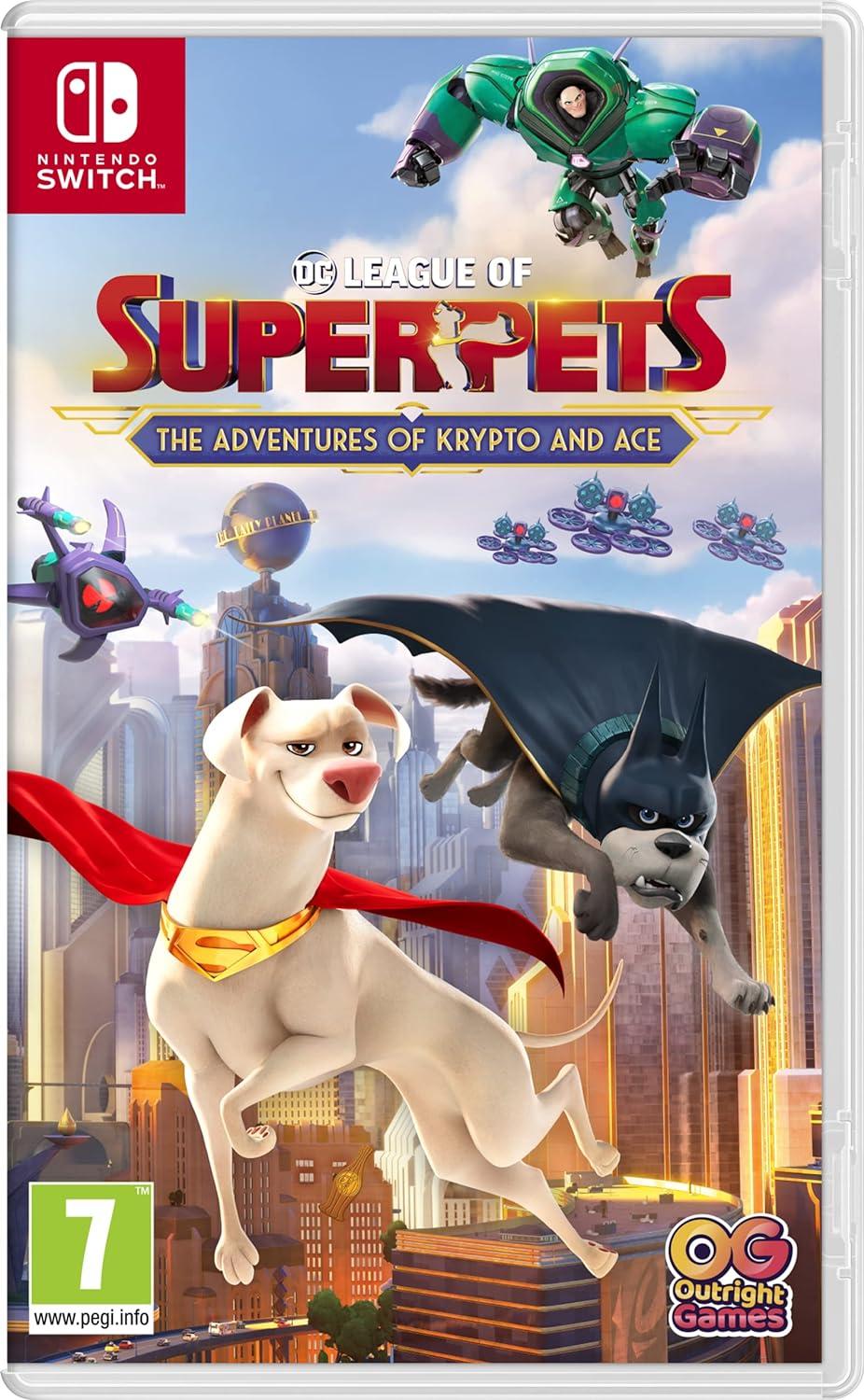 DC League of Super-Pets: Adventure of Krypto & Ace - PAL Nintendo Switch [Import]