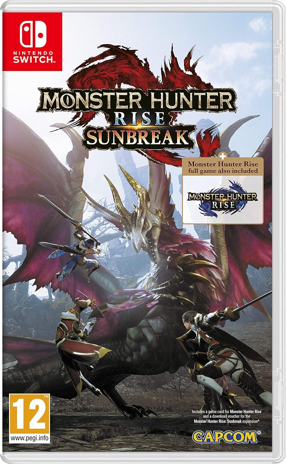 Monster Hunter Rise Sunbreak [Code in Box] - PAL Nintendo Switch [Import]