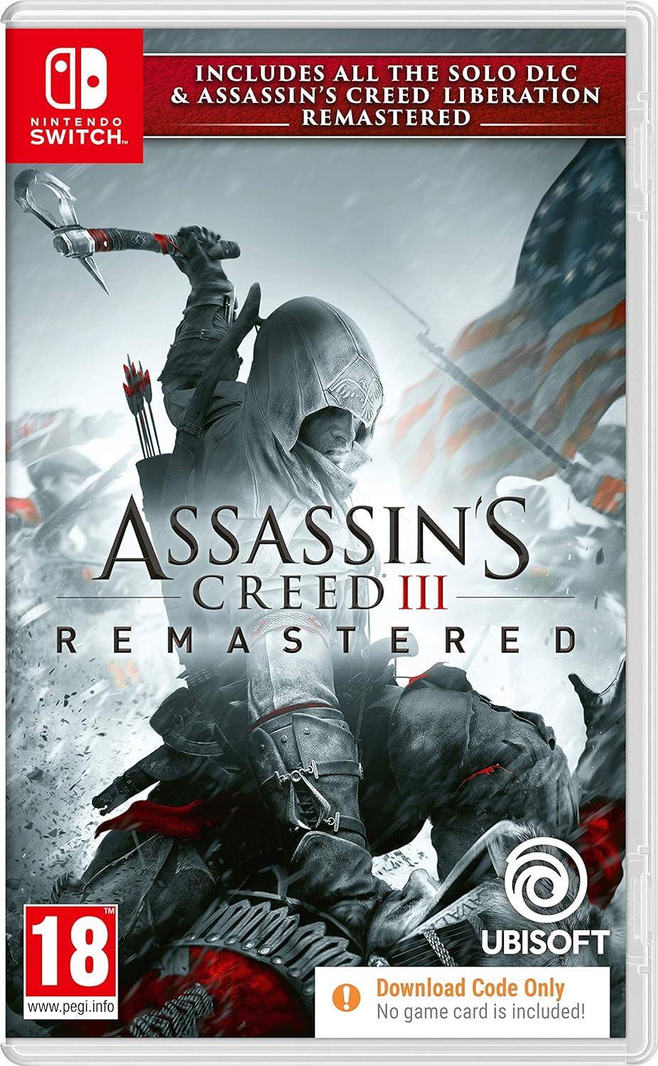 Assassin's Creed III Remastered [Code in Box] - PAL Nintendo Switch [Import]