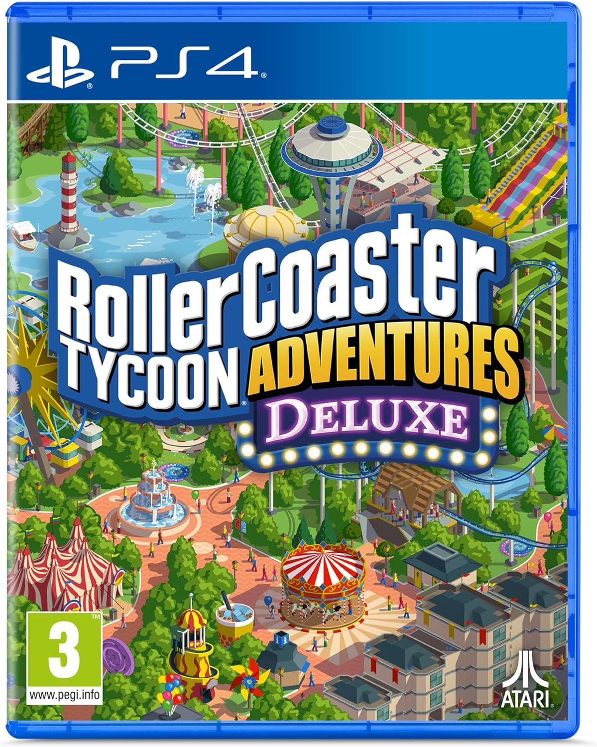 Roller Coaster Tycoon Adventures Deluxe - PAL Playstation 4 [Import]