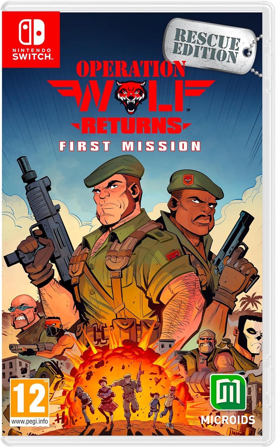Operation Wolf Returns: First Mission [Rescue Edition] - PAL Nintendo Switch [Import]