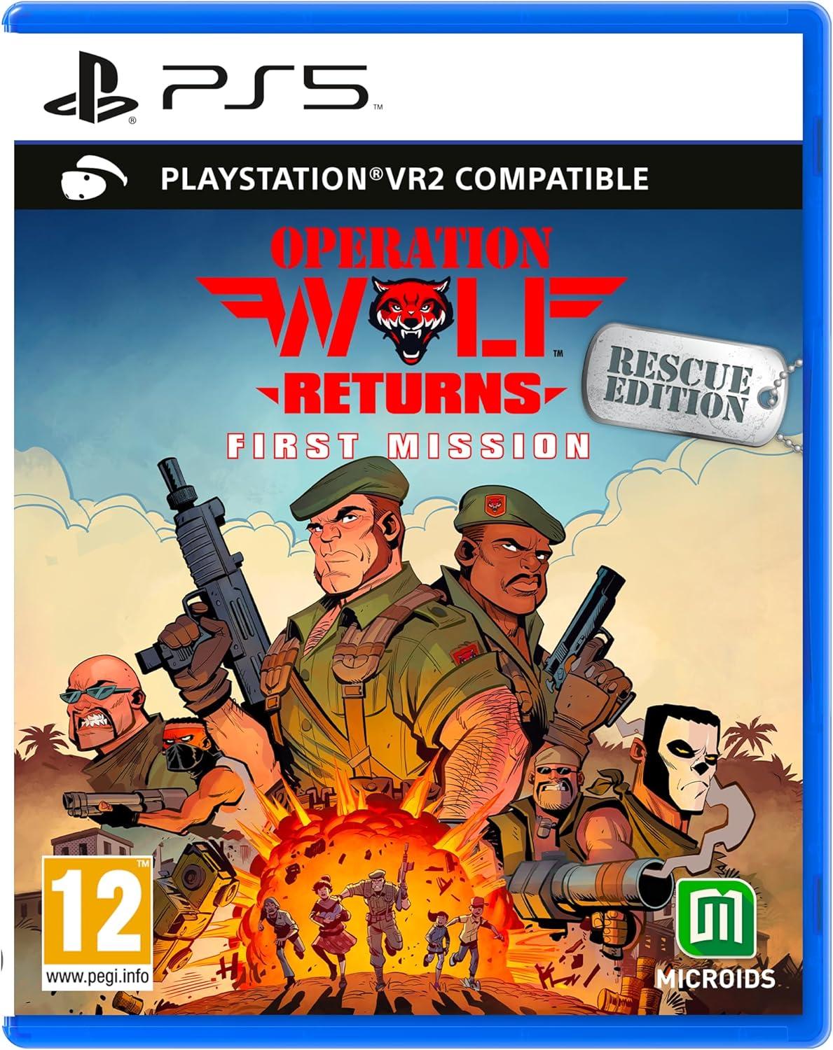 Operation Wolf Returns: First Mission [Rescue Edition] - PAL Playstation 5 [Import]