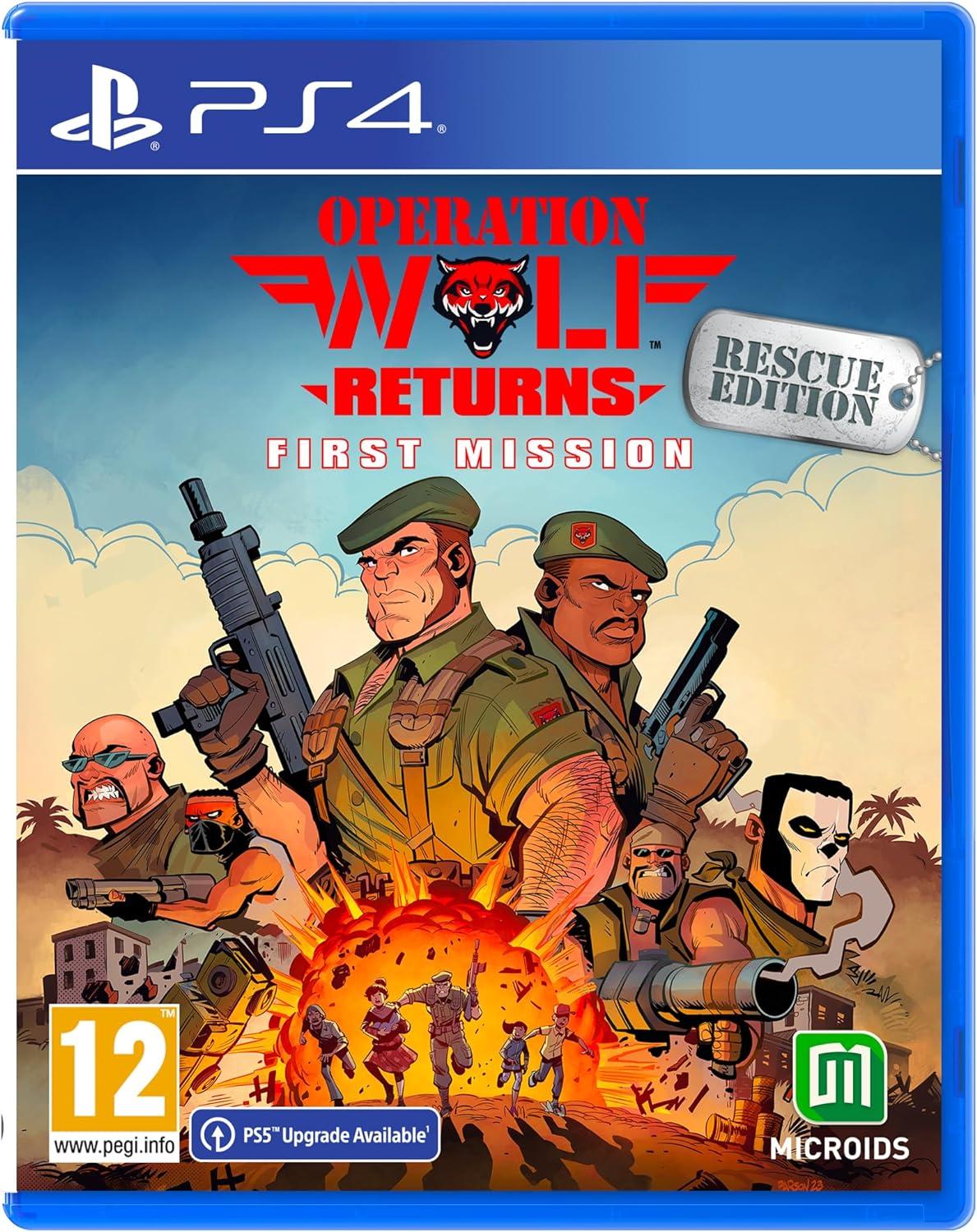 Operation Wolf Returns: First Mission [Rescue Edition] - PAL Playstation 4 [Import]