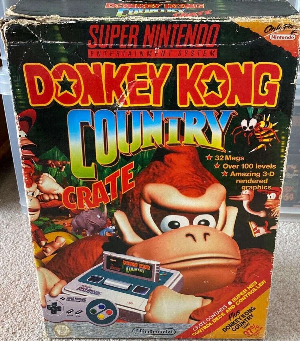 Donkey Kong Country Crate - PAL Console [Import]