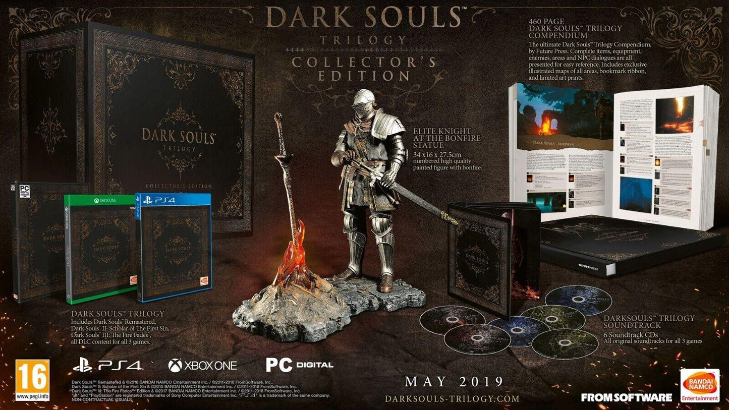 Dark Souls Trilogy [Collector's Edition] - PAL Playstation 4 [Import]